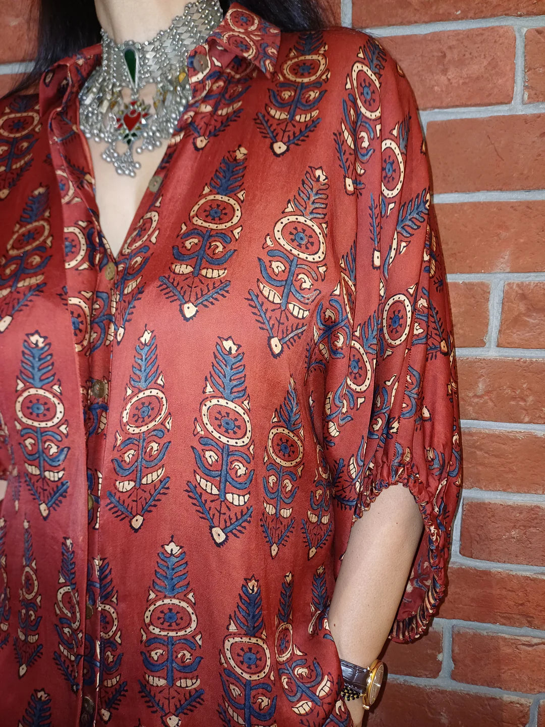 Amaira Ajrakh print Co-Ord Set for women