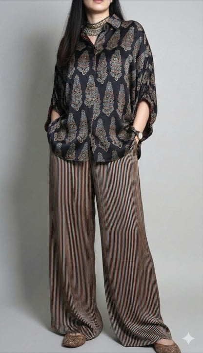 Amaira Ajrakh print Co-Ord Set for women