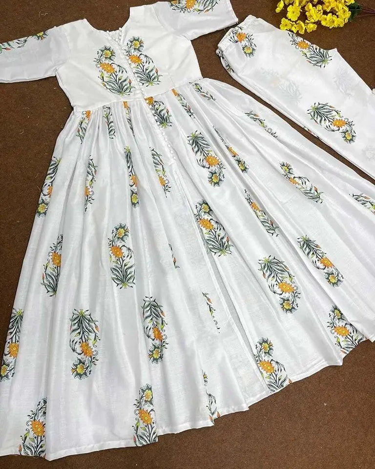 anaya off-white floral kurti Anuscouture