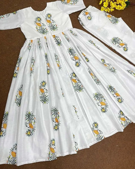 anaya off-white floral kurti Anuscouture