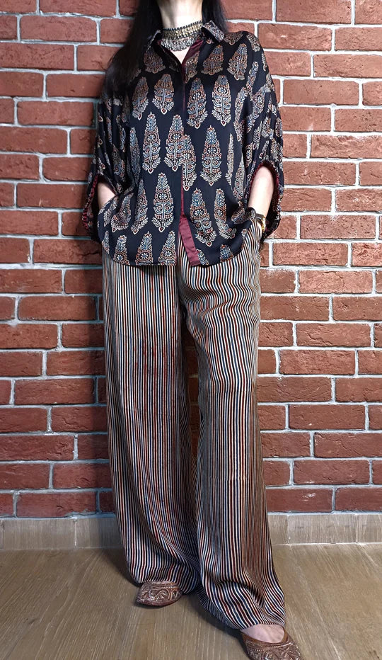 Amaira Ajrakh print Co-Ord Set for women