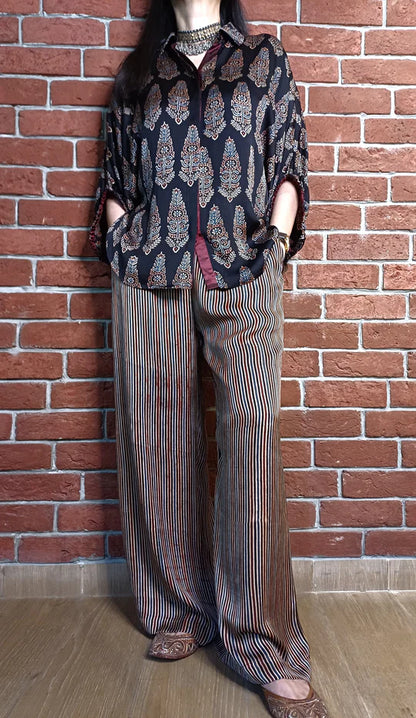 Amaira Ajrakh print Co-Ord Set for women
