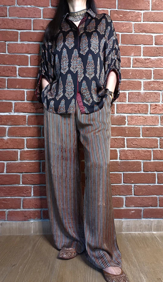 Amaira Ajrakh print Co-Ord Set for women