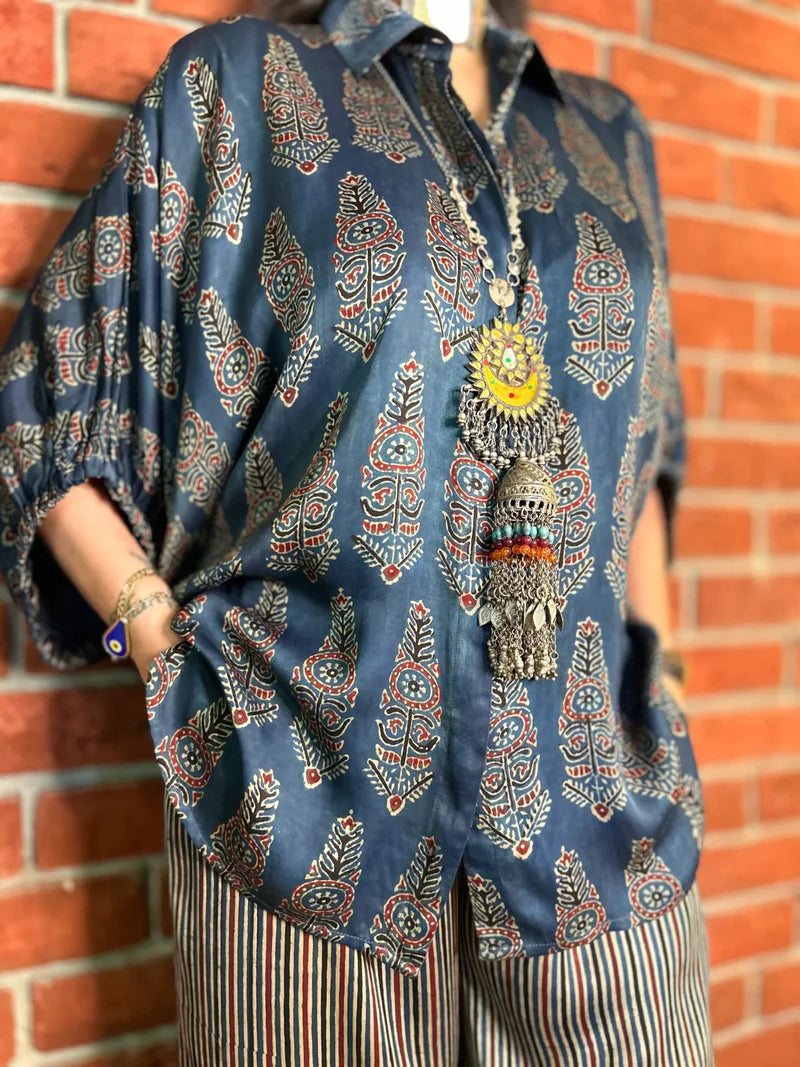 Amaira Ajrakh print Co-Ord Set for women