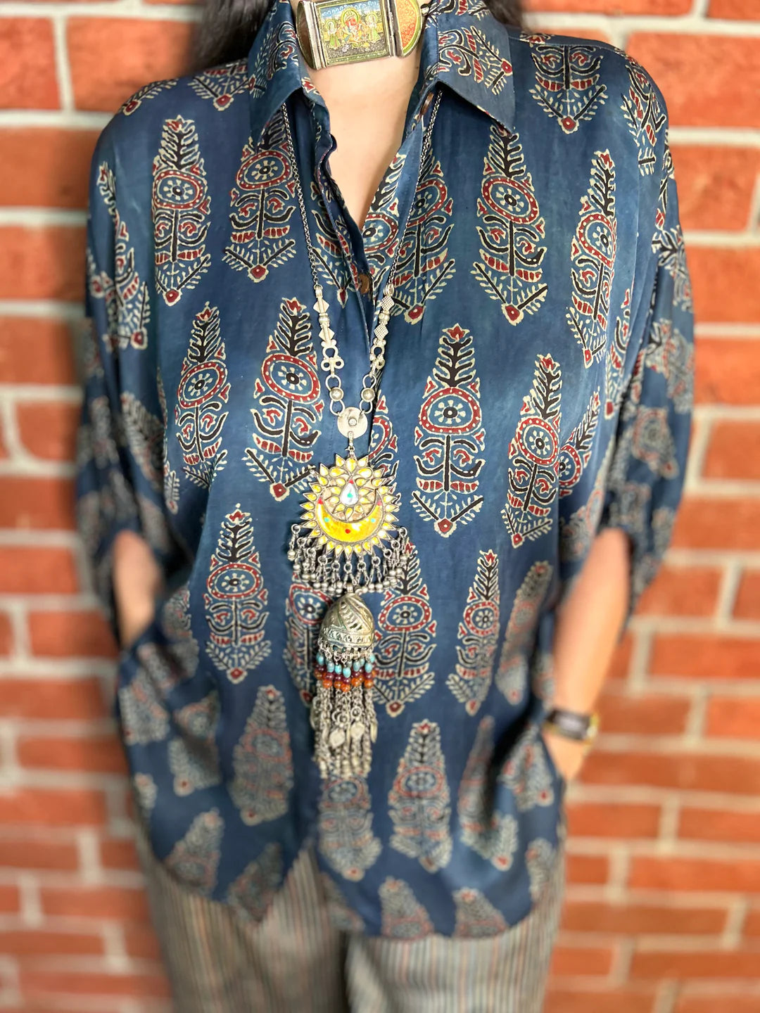 Amaira Ajrakh print Co-Ord Set for women