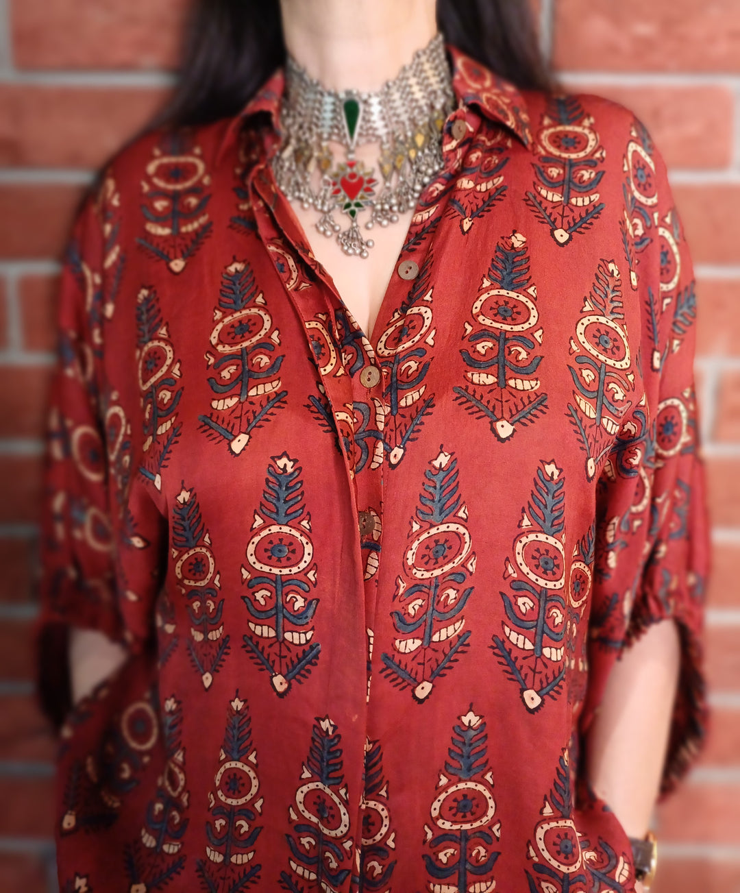 Amaira Ajrakh print Co-Ord Set for women