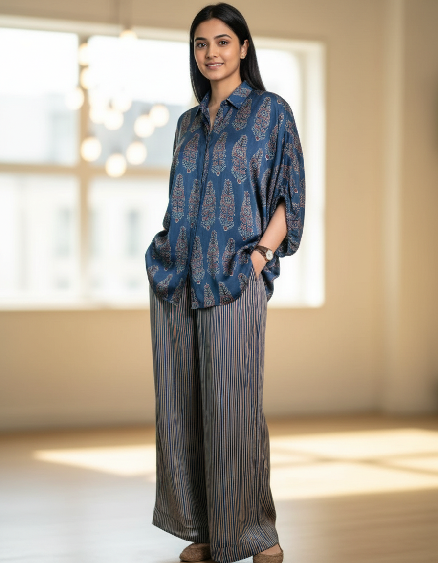 Amaira Ajrakh print Co-Ord Set for women