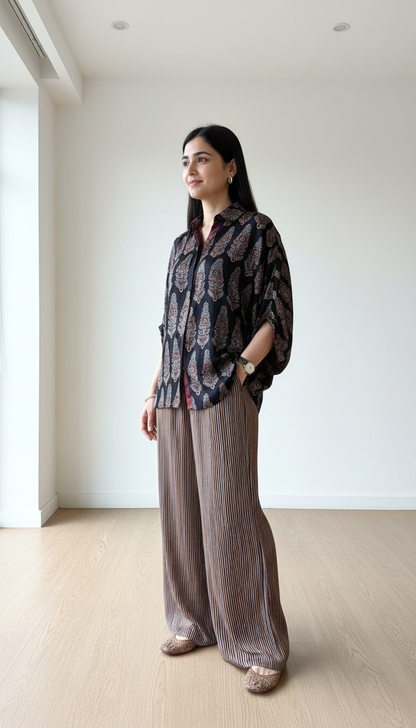 Amaira Ajrakh print Co-Ord Set for women